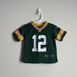 NFL Green Bay Packers Aaron Rodgers boys 2T Nike Green Team Color Game Jersey